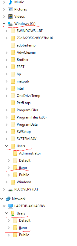 Laptop showing up under Network location f8602d33-032b-41f4-abe1-f07524d83212?upload=true.png