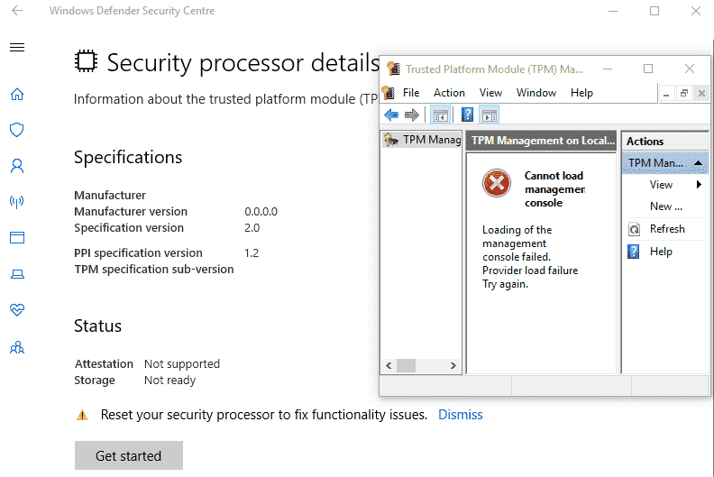 Windows Defender > Security Processor > Clear TPM multiple times request (after several... f8661aac-5ad1-4826-a823-f7a71a161943?upload=true.png