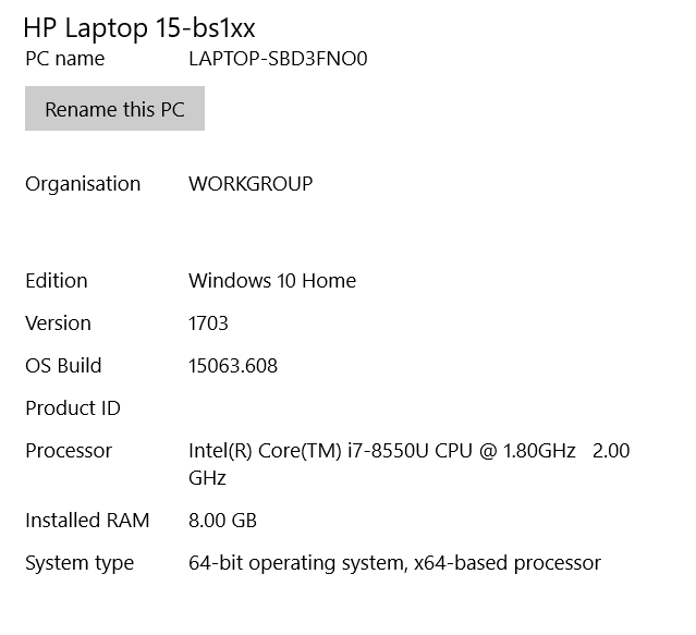 Windows 10 Stuck on version 1703 Wont update to 1803 and beyond f86d03c2-f188-47b3-adc9-39d71a08ac9d?upload=true.png
