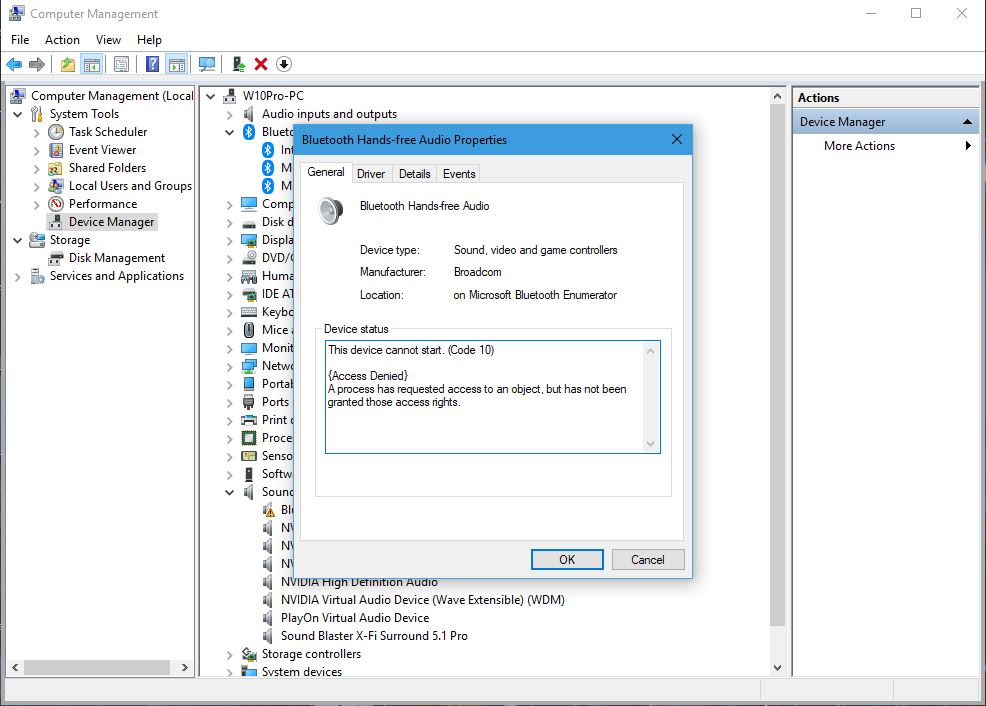 Bluetooth issues (Code 43 on the bluetooth driver, and code 10 (access denied) on the... f8cfbd47-e5f9-49db-9e85-c8097a0708d4?upload=true.jpg