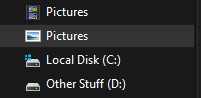 Windows 10 Videos folder directory has been turned into the same directory as the pictures... f91cce4a-29f4-46ee-80d4-78fe36a0ab24?upload=true.jpg