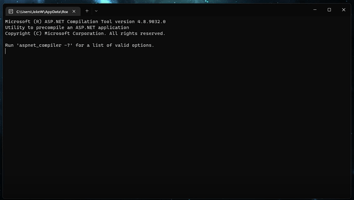 CMD keeps popping up and closing instantly f9e5b5fe-e58a-4c94-a1bd-d14c79833000?upload=true.png