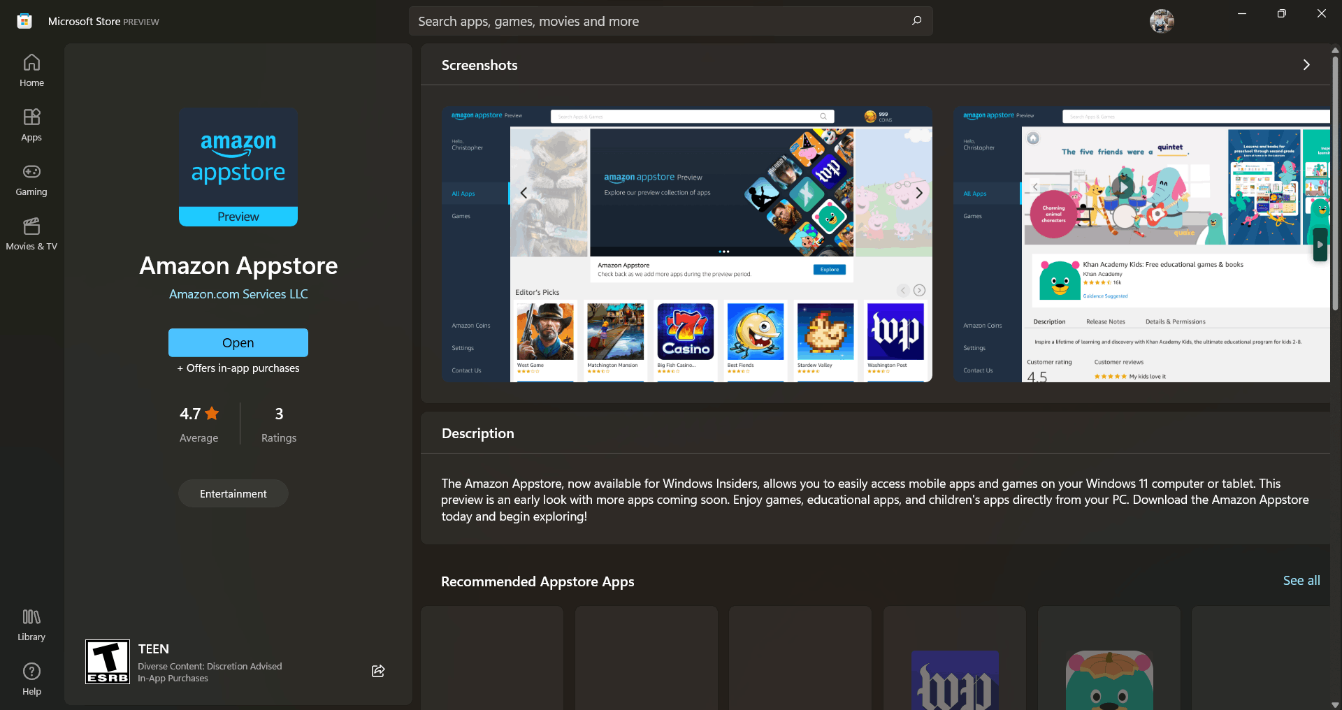 Question about Windows Subsystem for Android and Microsoft Store fa03888b-fc8e-49c1-8a3a-4ce394ac19b9?upload=true.png