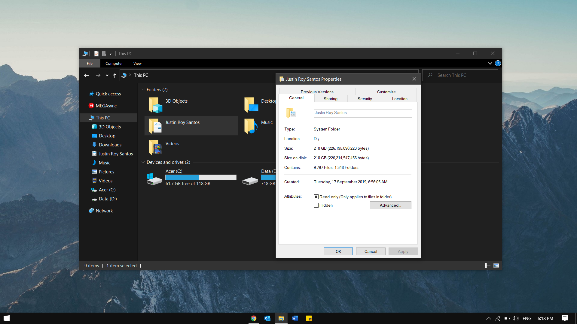 My documents folder under This PC became my user folder! fa0df59b-536b-488e-8e27-7ea30dddebfc?upload=true.png
