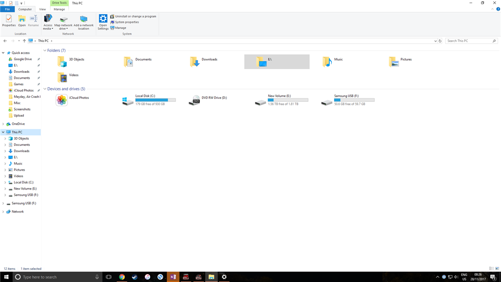 My desktop folder became my E: drive, can I fix it? fa10e998-3efd-433d-b15b-cd735efdd7b4.png