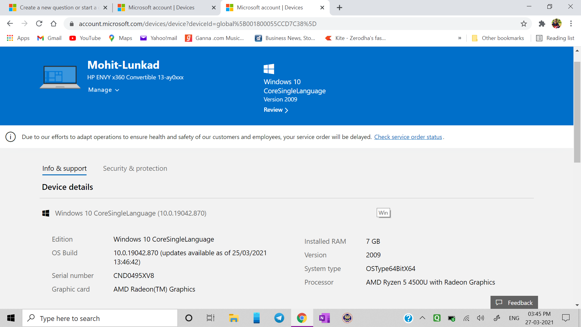 Why my Microsoft Account is showing "windows is not up to date" ? fa12e82e-105a-498b-a295-88c6555e2214?upload=true.png