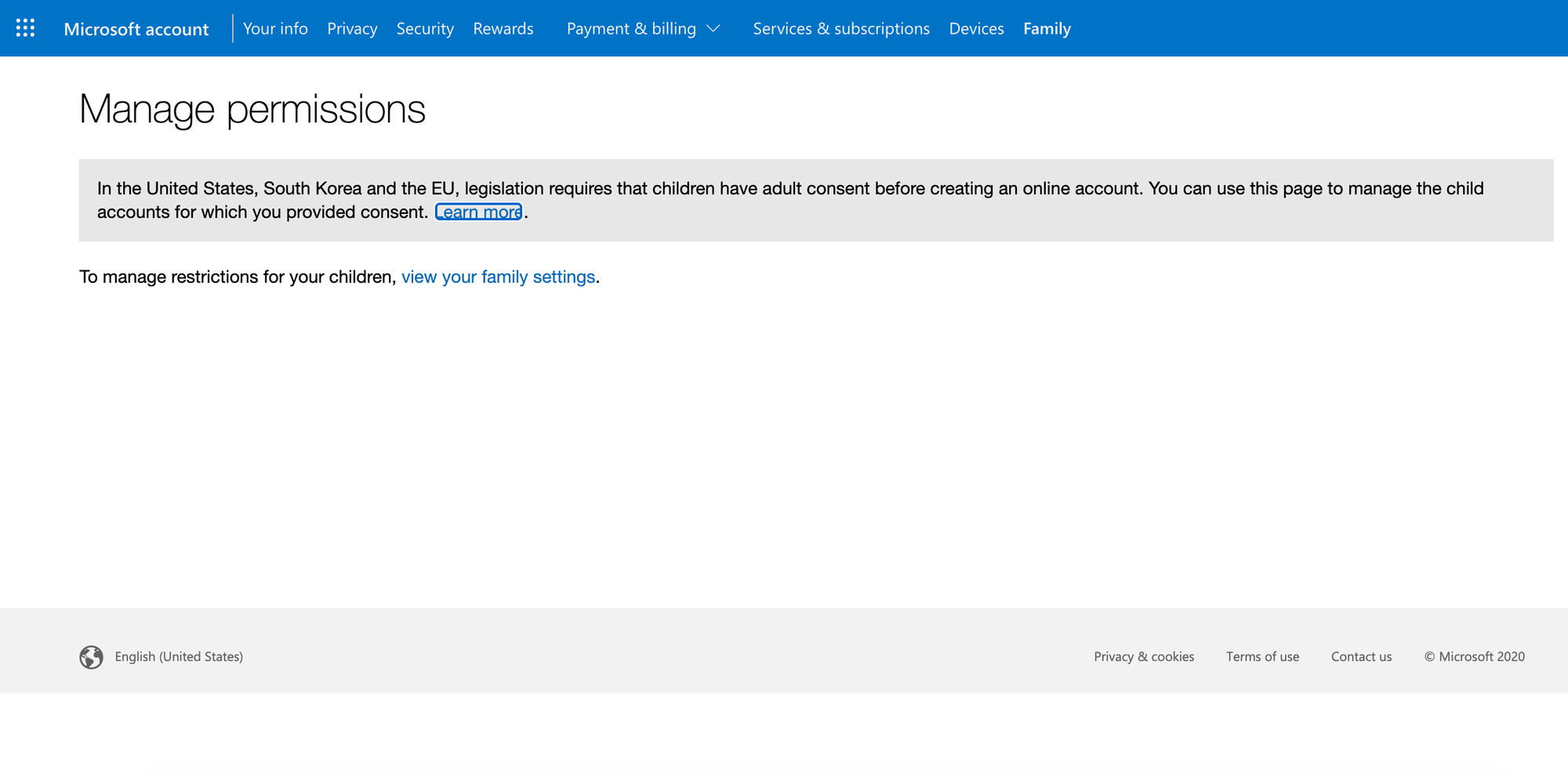 How to enable third party software access on my child's account in Windows 10 laptop? fac99d4a-8c85-45b9-896d-d5a25dce5104?upload=true.png