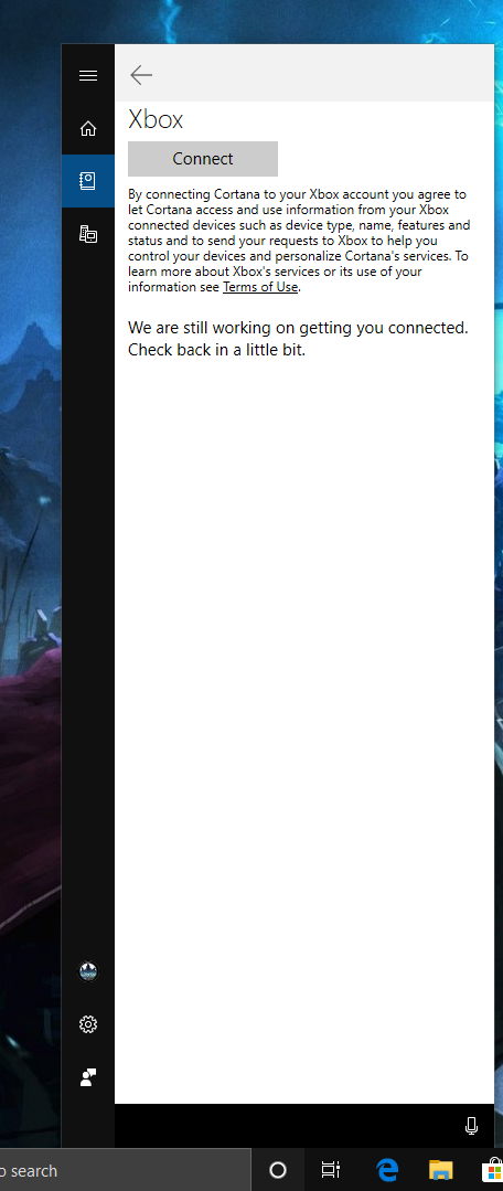 Cortana can't connect to Xbox in Notebook fafbbbb7-c615-47b6-a800-6f7542c28838?upload=true.png