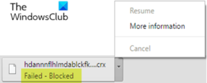 Fix ‘Failed – Blocked’ download error in Edge or Google Chrome Failed-–-Blocked-download-error-in-Edge-or-Chrome-300x121.png