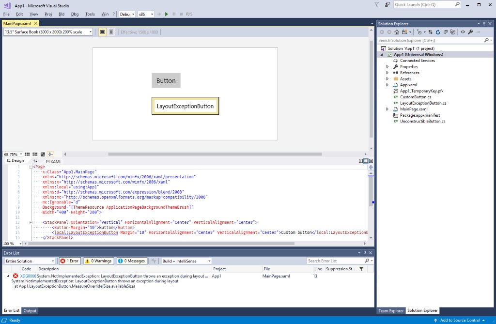 Visual Studio Preview Features page has a new look Fallback-controls-shown-with-yellow-border.jpg