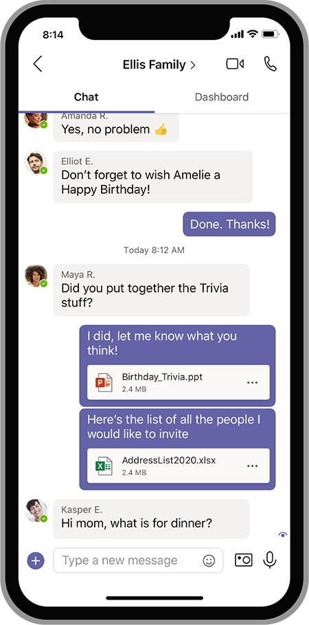 New features in Microsoft Teams for Android and iOS Family-collab-iOS-450-1.png
