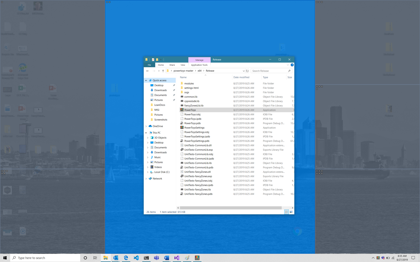 Powertoys - Multiple fancyzone layouts FancyZones.png