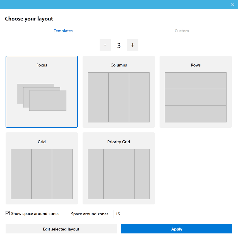 Microsoft releases first preview of PowerToys for Windows 10 fanzyzones.png