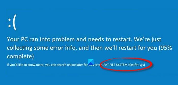 Fix FAT FILE SYSTEM (fastfat.sys) Blue Screen on Windows 10 FAT-FILE-SYSTEM-BSOD.jpg