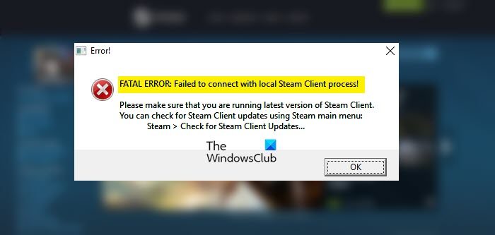 FATAL ERROR: Failed to connect with local Steam Client process fatal-error-steam.jpg