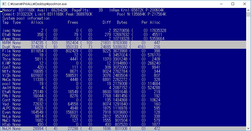 Non-paged pool leak Windows 10 - PRPT - PLEASE HELP! :( fb31594e-e35f-4794-8e47-7728b837f82b?upload=true.jpg
