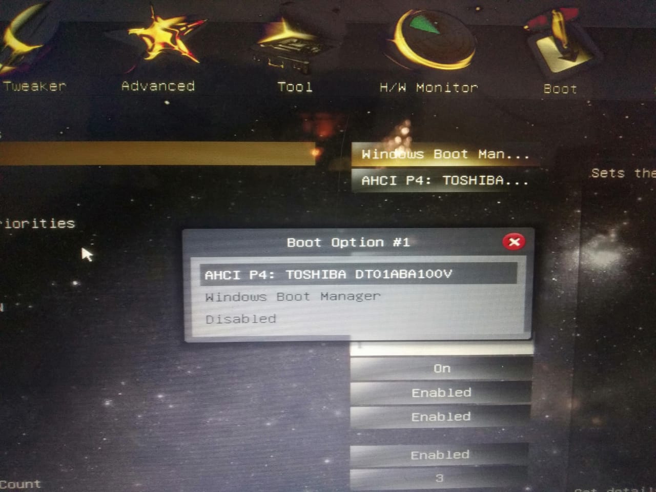"Reboot and select proper boot device" After I typed "bcdedit /set {bootmgr} path... fb4c8eb3-ef21-4bd9-b332-a48162ce9d7c?upload=true.jpg