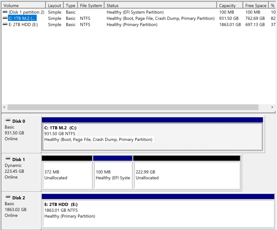 Removing old EFI System partition and converting 3 partitions into 1. fb5d5caf-c613-4004-aa72-e5e0bc942b9c?upload=true.png