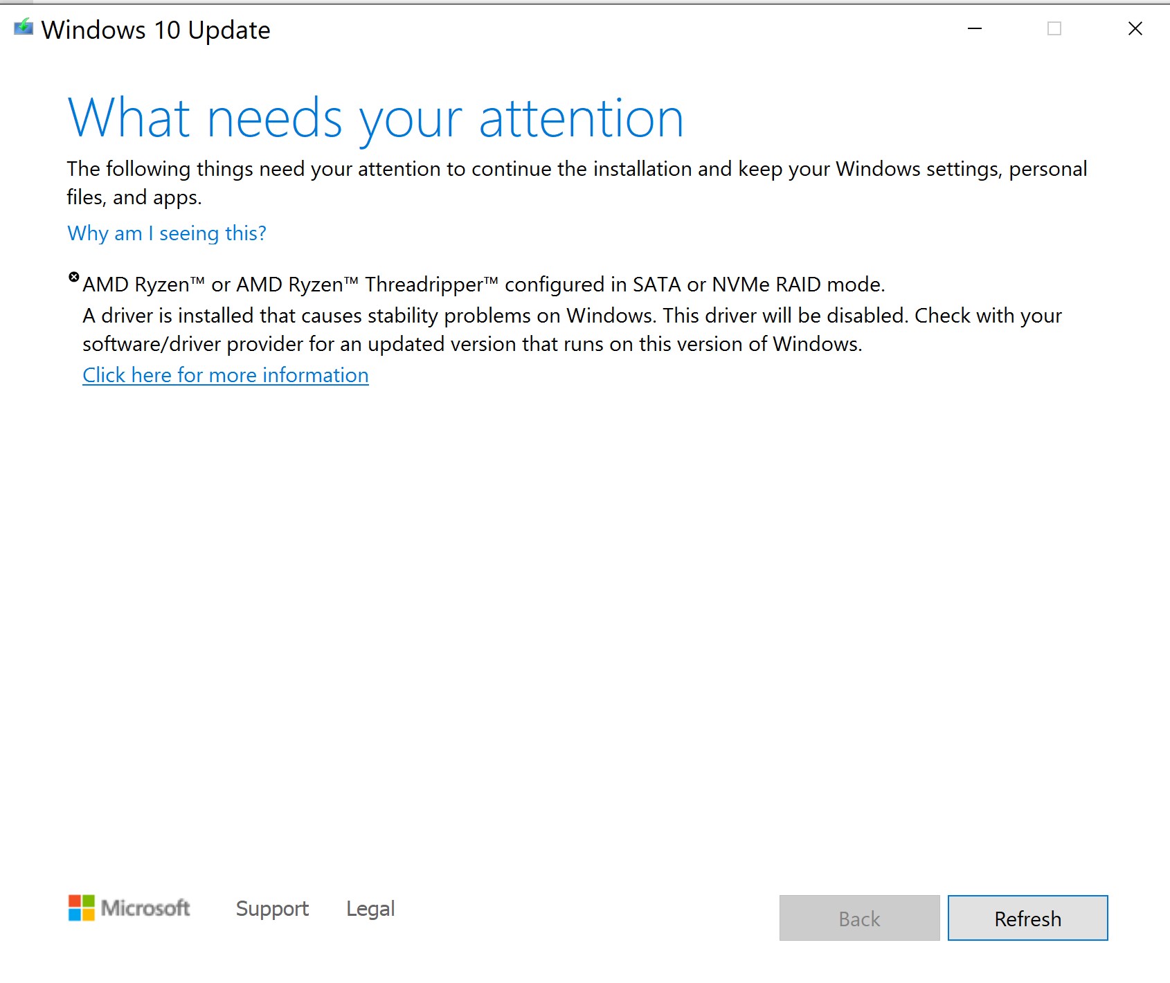 Unable to upgrade to windows 10 build 1903, AMD RAID Driver Error fb7abb68-7c26-4f76-9607-474c53eabf79?upload=true.jpg