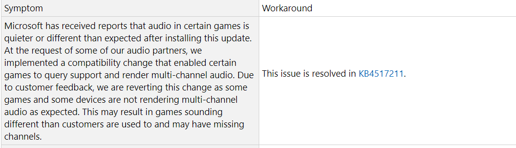 KB 4515384 Has messed my audio up in games and i cannot uninstall it! fbeddf0a-3ceb-4b10-8f4e-fdd3d62ee856?upload=true.png