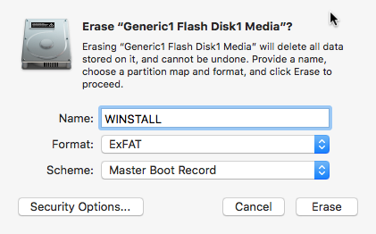 Please format the USB drive as single FAT partition: Boot Camp Assistant fBUZC.png