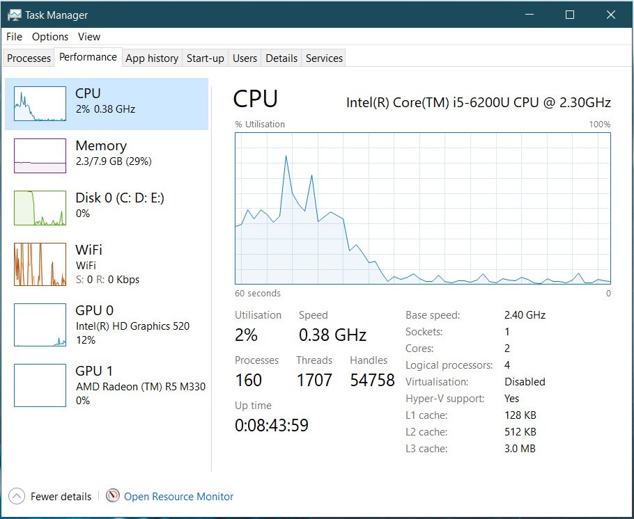 CPU stuck at 0.38 GHz - Windows 10 May Update 2019 fc34a307-40fa-4916-bb4c-58c155b44a2e?upload=true.jpg