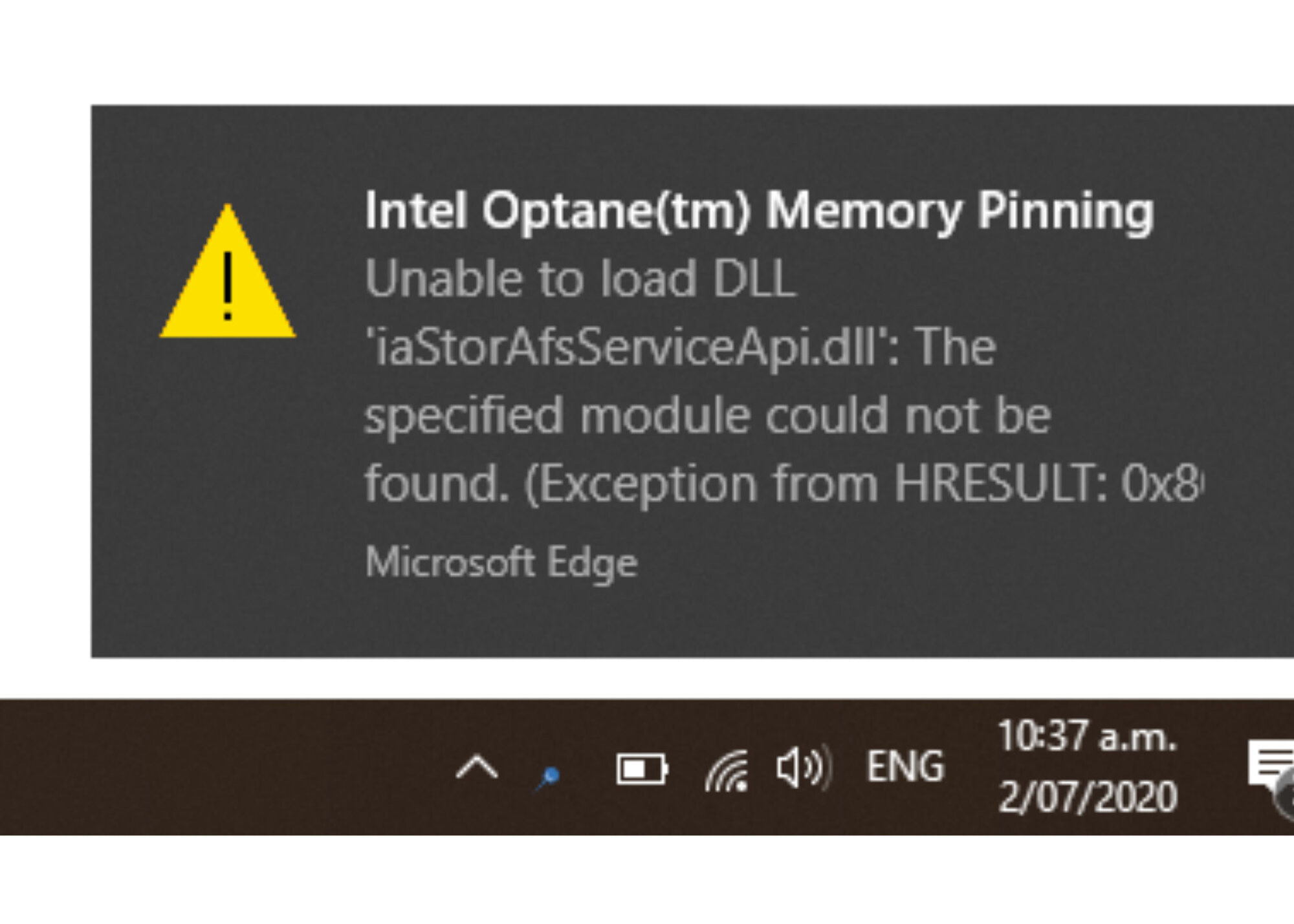 missing iaStorAfsServiceApi.dll since recent upgrade fc41ed05-72c6-4ac4-bec8-45db1f842413?upload=true.jpg