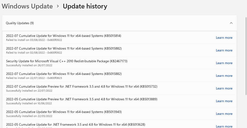 Windows 11 cumulative updates continue to fail installation fc48e1c8-7cb2-4da9-b3ef-f626eac2db88?upload=true.png