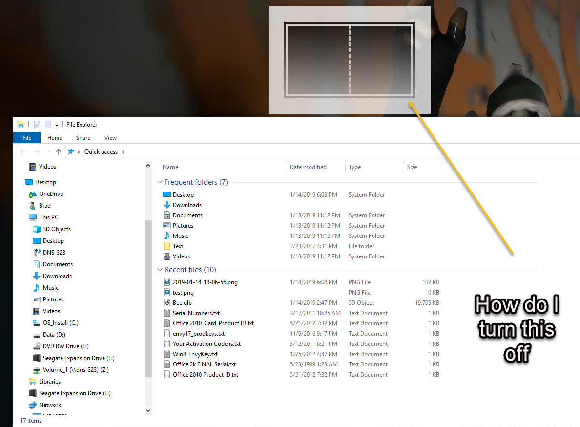 How do I turn this Snapping Template off? fc559891-0a46-4d2d-bf56-b24512faed92?upload=true.png