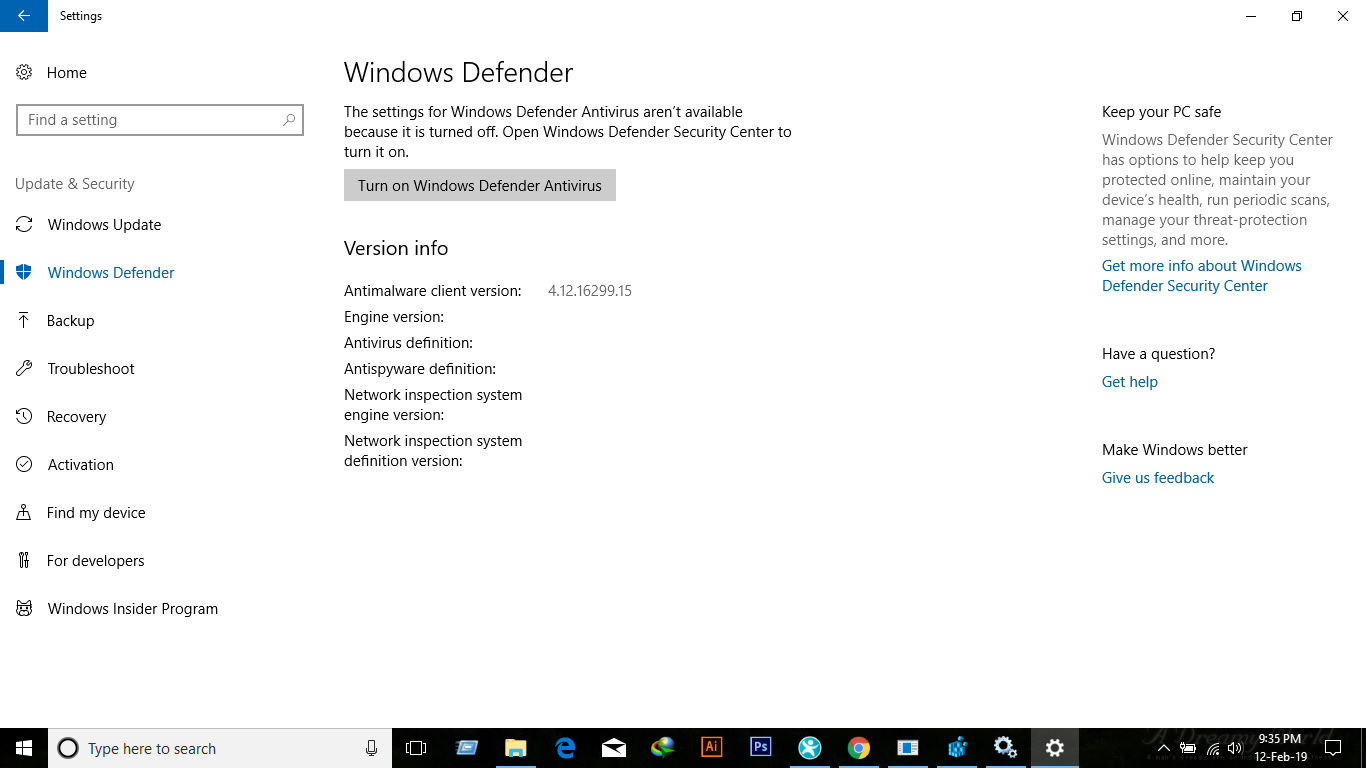 Can't turn on,scan or any other thing through Windows Defender fc6386ae-f8fe-4d00-9aef-940c31439a79?upload=true.png
