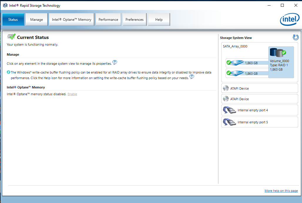 If RESET PC Windows 10 Pro from Settings - Raid should need rebuild???? fc931e51-53a2-4910-8bfa-b647ec20c647?upload=true.png