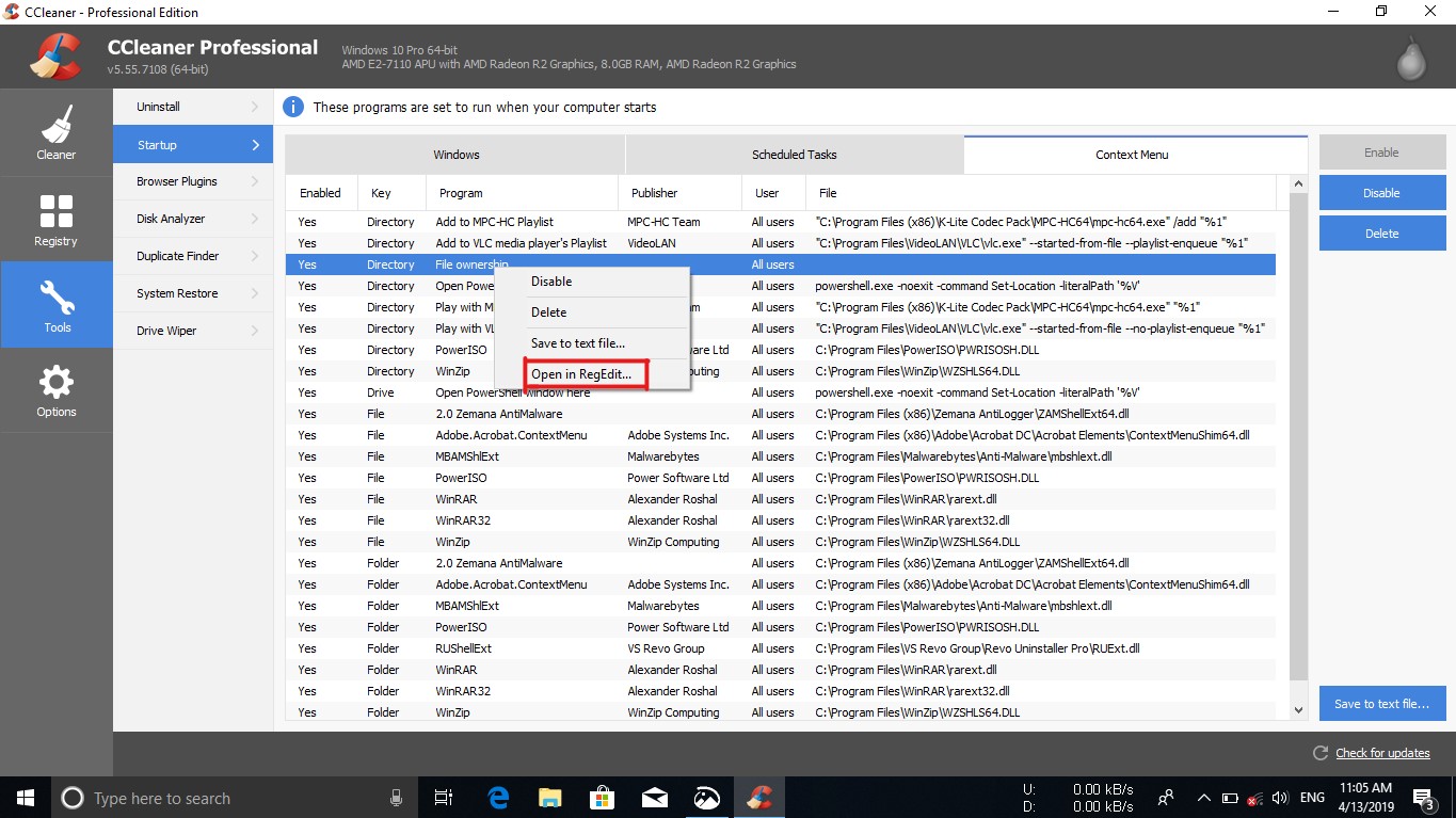 What is program called "File ownership" in my Startup 'Context Menu'? fcd1adcb-93e1-4e6e-beb9-76dd8faaddc5?upload=true.jpg