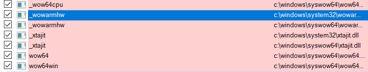 wow64cpu, wowarmhw, wow64, xtajit, and wow64win on KnownDlls fd203c85-414e-45bd-9a98-34eca0a53ad7?upload=true.png