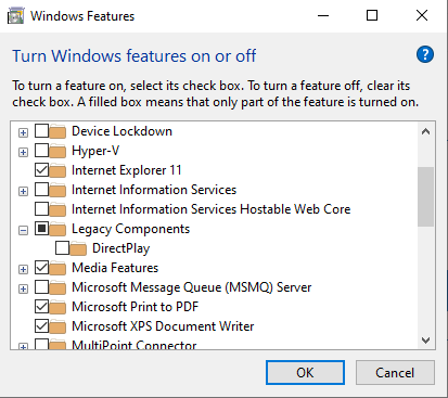 legacy components directplay windows 10 error 0x80073701 fd3c0807-b658-4b7b-bcf0-dc9a2704764b?upload=true.png