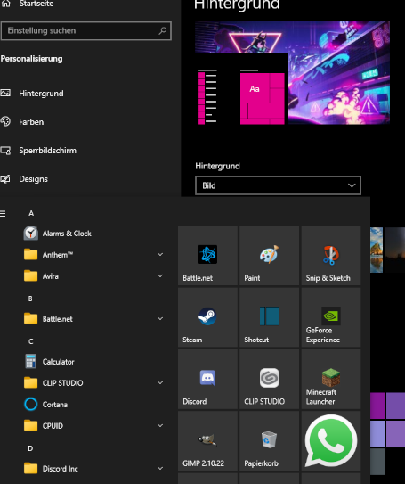 Windows accent color not coloring tiles after recent update fd40483e-5268-4c77-a2ba-7cefdc34b694?upload=true.png