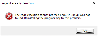 Can't open Registry Editor Missing ulib.dll !! fd62e065-0bdd-4578-b13f-38f79f772a76?upload=true.png