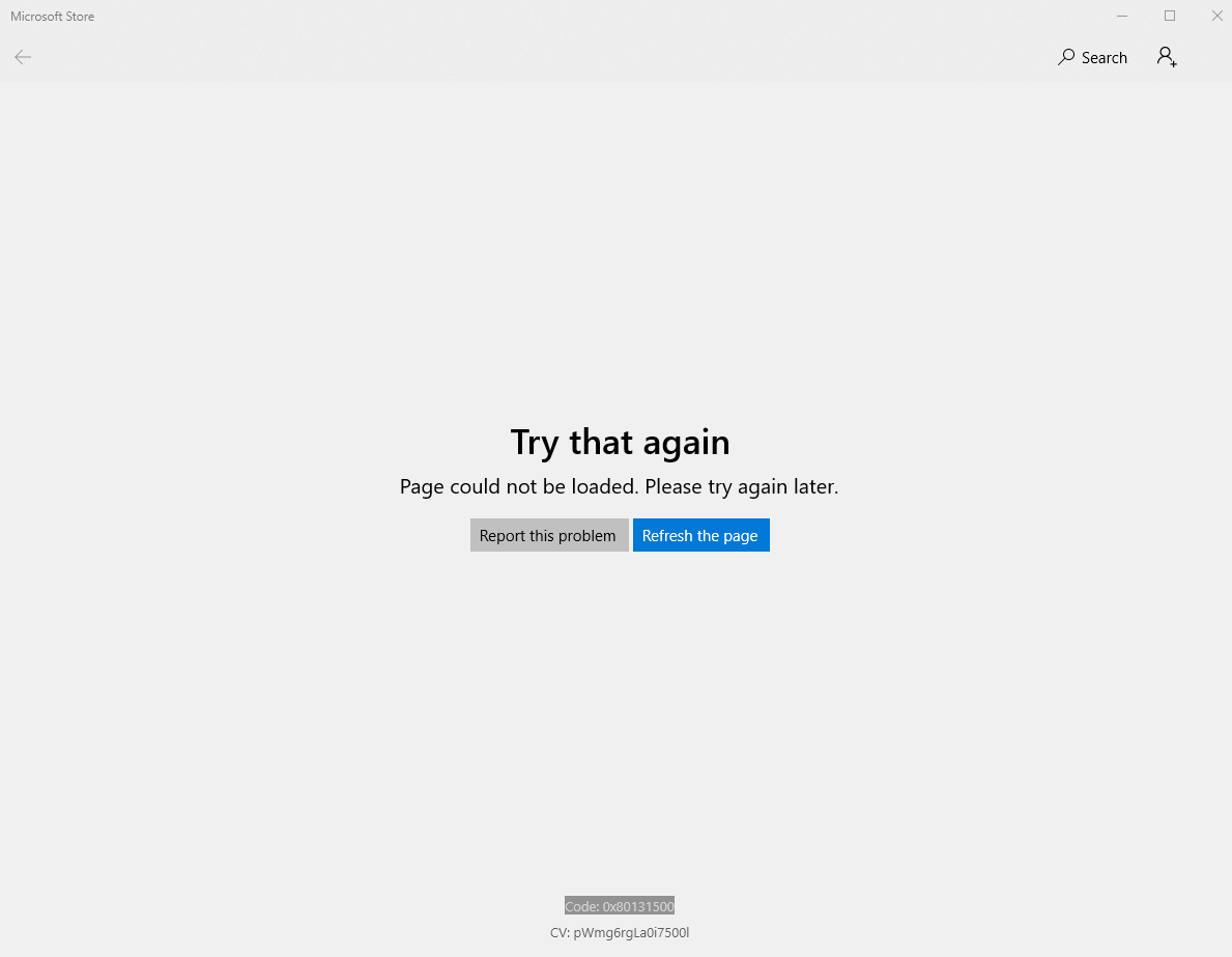 Something went wrong Please try again later 0x80190001 Try that again Page Could not be... fd8940c1-22bf-4a13-939d-d4f779a2908b?upload=true.png