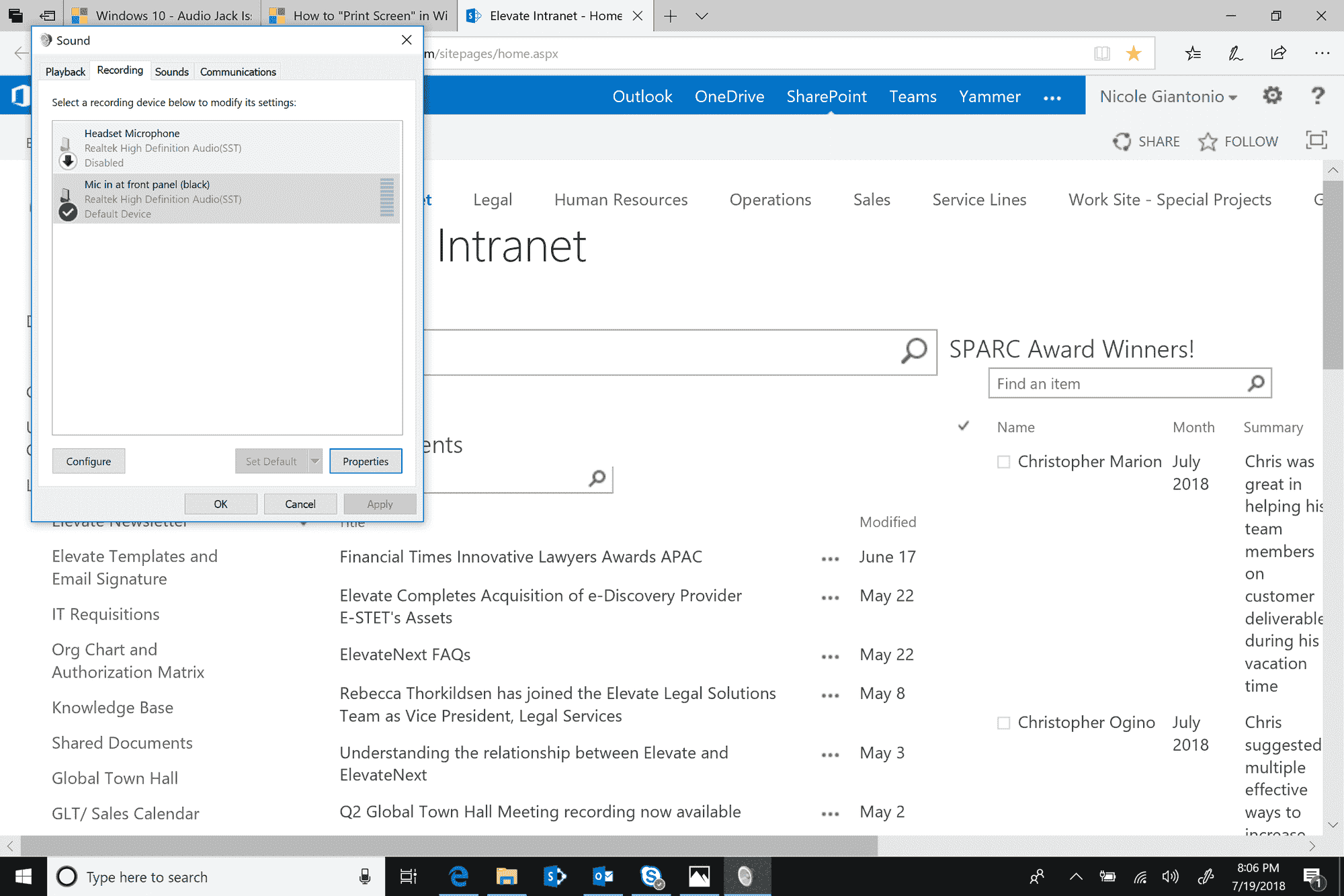 Windows 10 internal Mic assigned to a jack following support call fd9564ff-392c-449a-99e8-6e17e0656ceb?upload=true.png