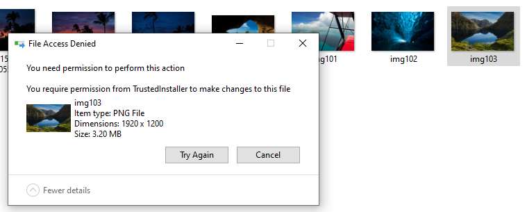 Windows 10 Home - Changing "TrustedInstaller" to "Administrator" to edit or remove items. fdb696a0-8a97-4c10-8326-79280945fcb0?upload=true.jpg