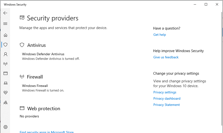 Windows 10: Uninstalled McAfee AntiVirus but Defender Antivirus will not turn on fe26aab7-af9b-4181-9ed3-5992c6150735?upload=true.png