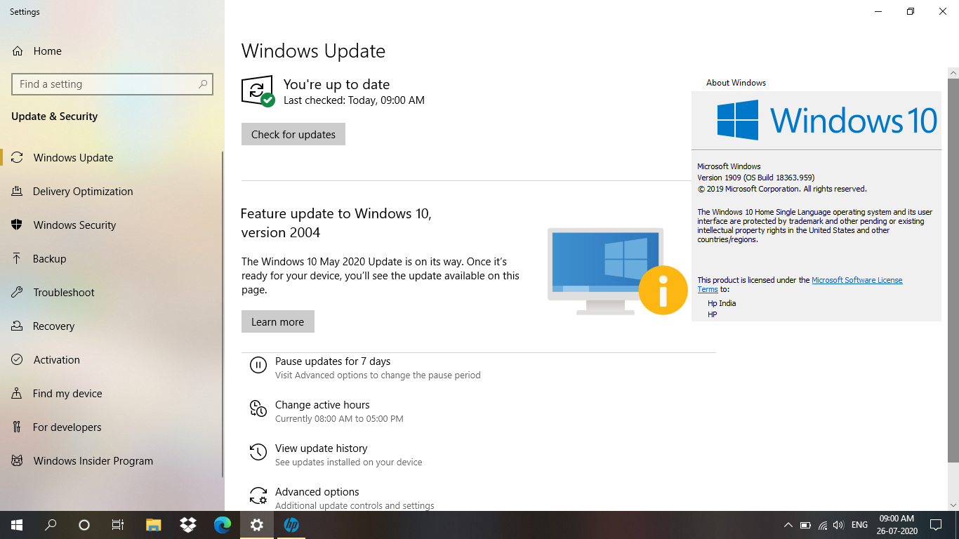 Latest Windows 10 OS Updates not available. fe5e59dc-1ffa-4970-90ab-2eee1b2b5517?upload=true.png