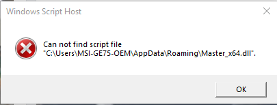 Can't find script file Master x64.dll fe5ffb80-25a3-4709-a4fc-65a0110a7ab9?upload=true.png