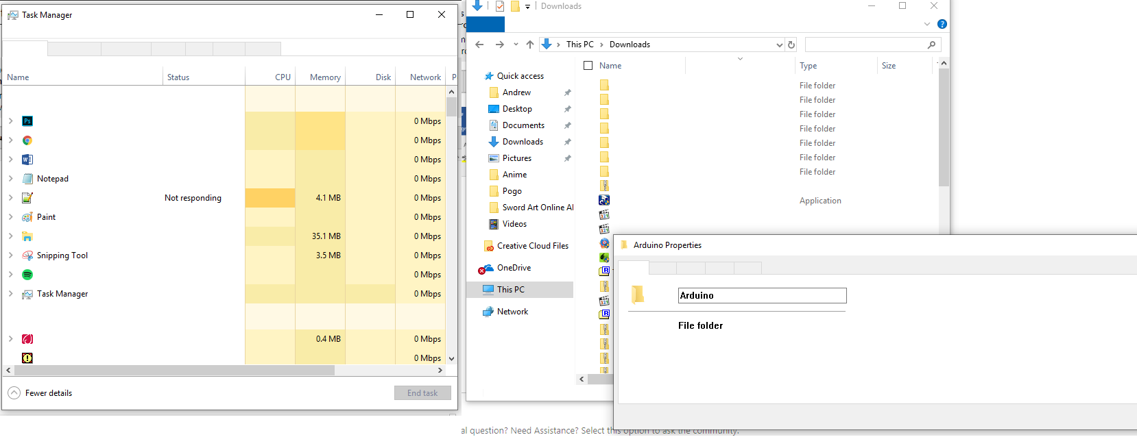 Windows 10: Text and fonts disappear from drop down menus, taskbar, explorer, and any... fe66bb6b-cc04-4907-8ca4-4243c06becf1?upload=true.png