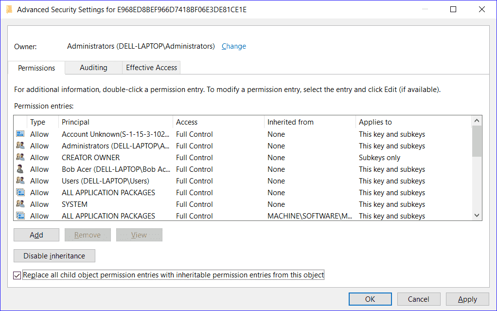 Registry - Could not open key fe7c08ac-dafd-499e-862d-7d8d3172be2b?upload=true.png