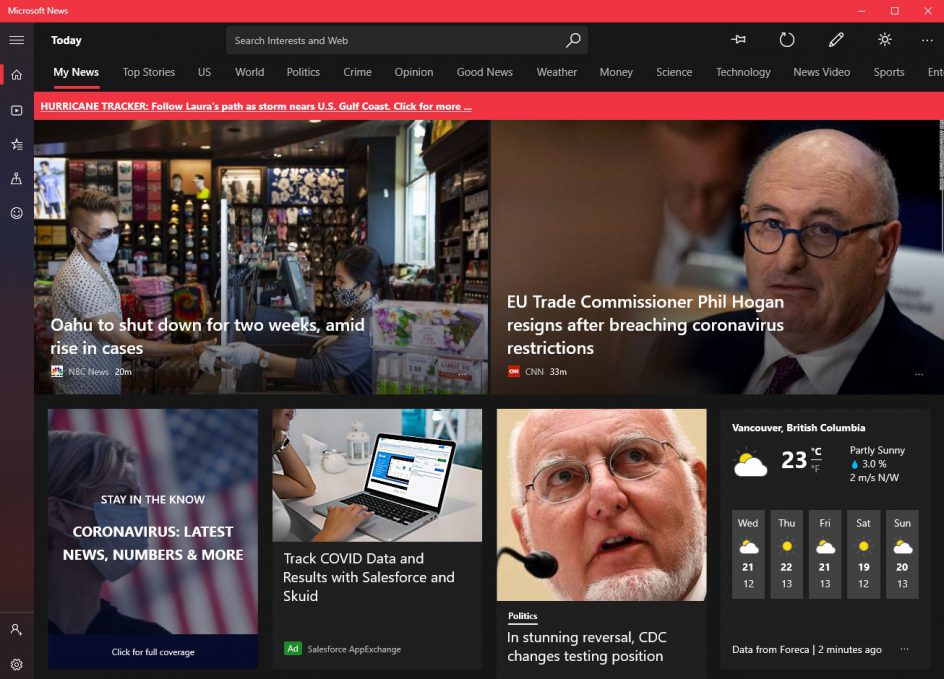 New updates to Microsoft News app in Windows 10 FeaturedImage1-e1598482155617.jpg