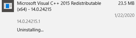 Can not uninstall C++ 2015 fec1bfc5-2dbe-4107-b00c-a2b275b32f1c?upload=true.png