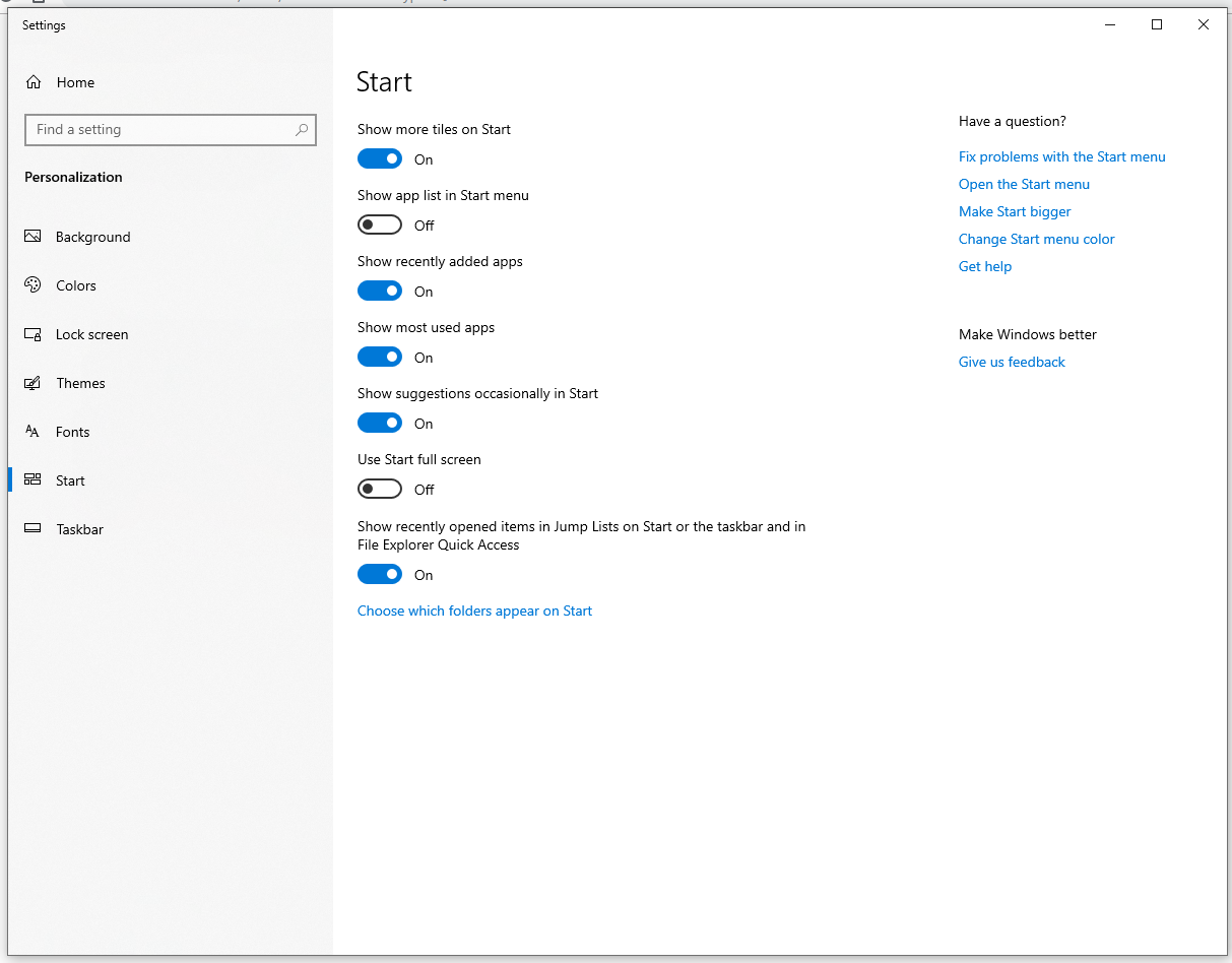 When I start typing text in START search bar, instead of icons on the left there's a gap. fec6f979-dfae-4e56-bbf6-55170da7c5ac?upload=true.png