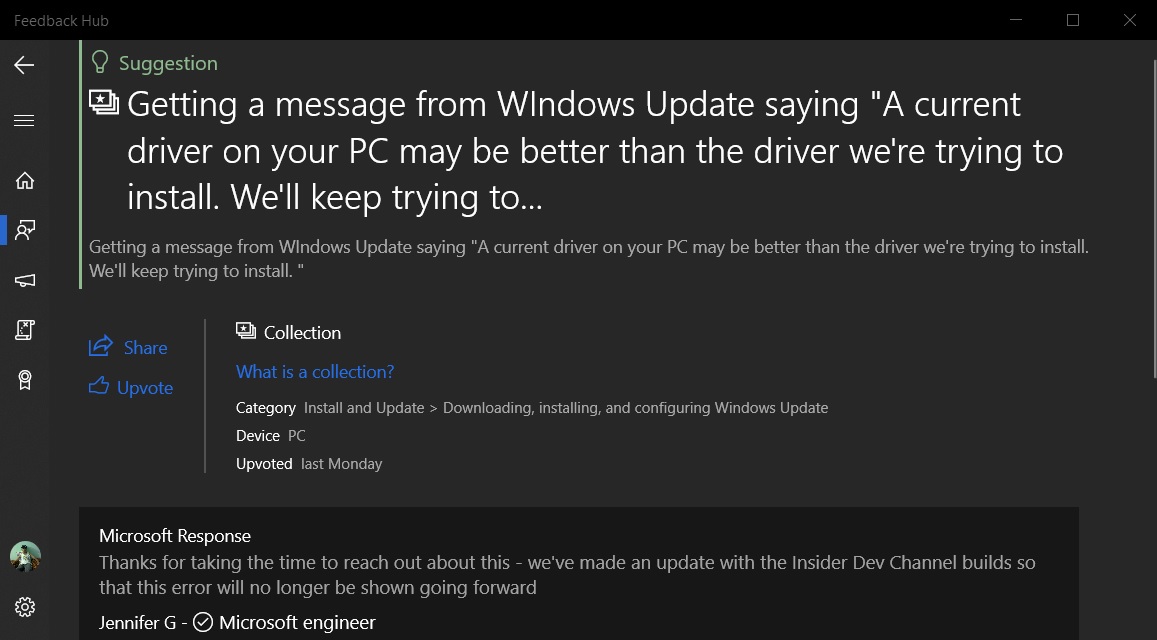 Windows 10 update will finally fix the frustrating bug with PCs Feedback-Hub-bug-report.jpg