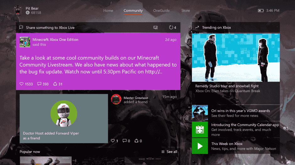 New Spotify App Update for Xbox One Update Preview FeedRefresh-940x528.png