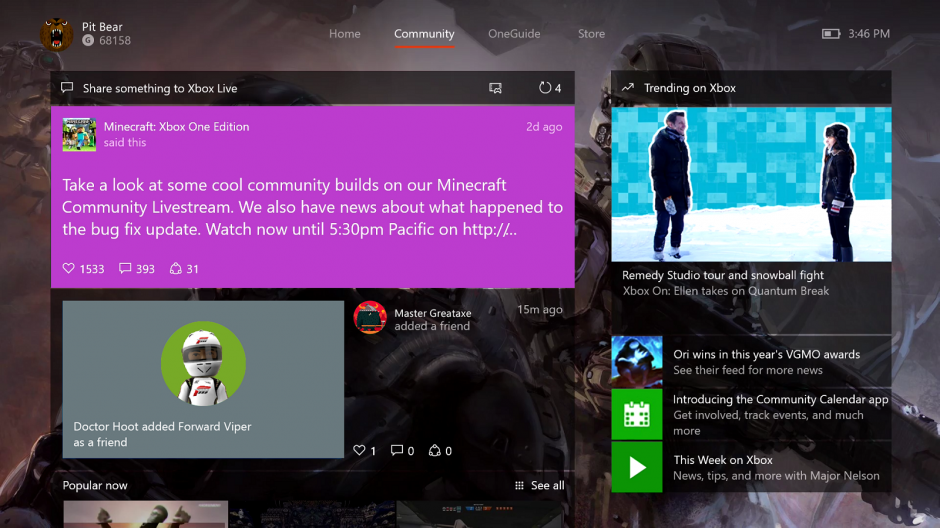 New Xbox app version 1901.0131.0011 for Android - Jan. 31 FeedRefresh-940x528.png